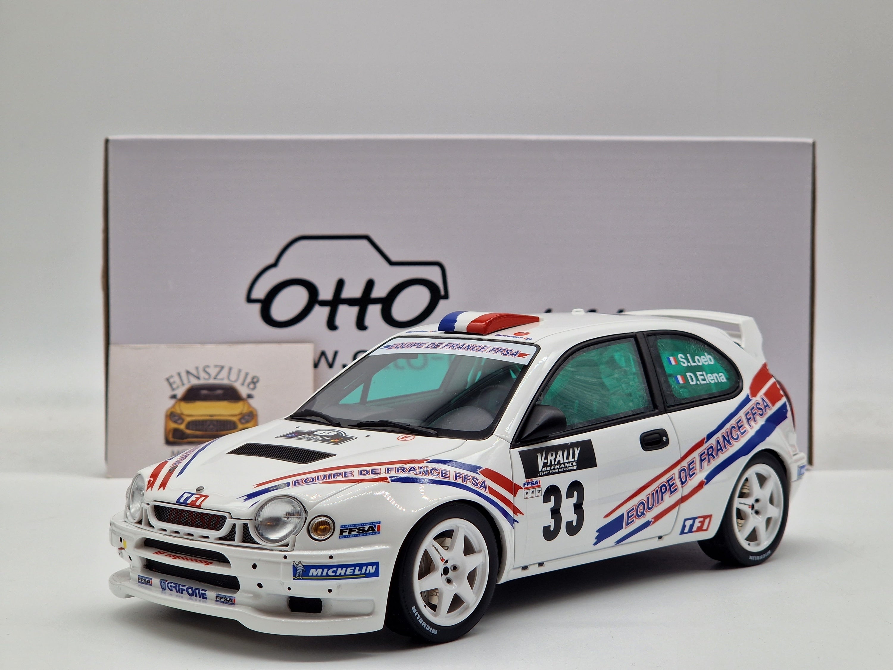 Toyota Corolla WRC White Tour De Corse 2000 ''Sebastian Loeb''