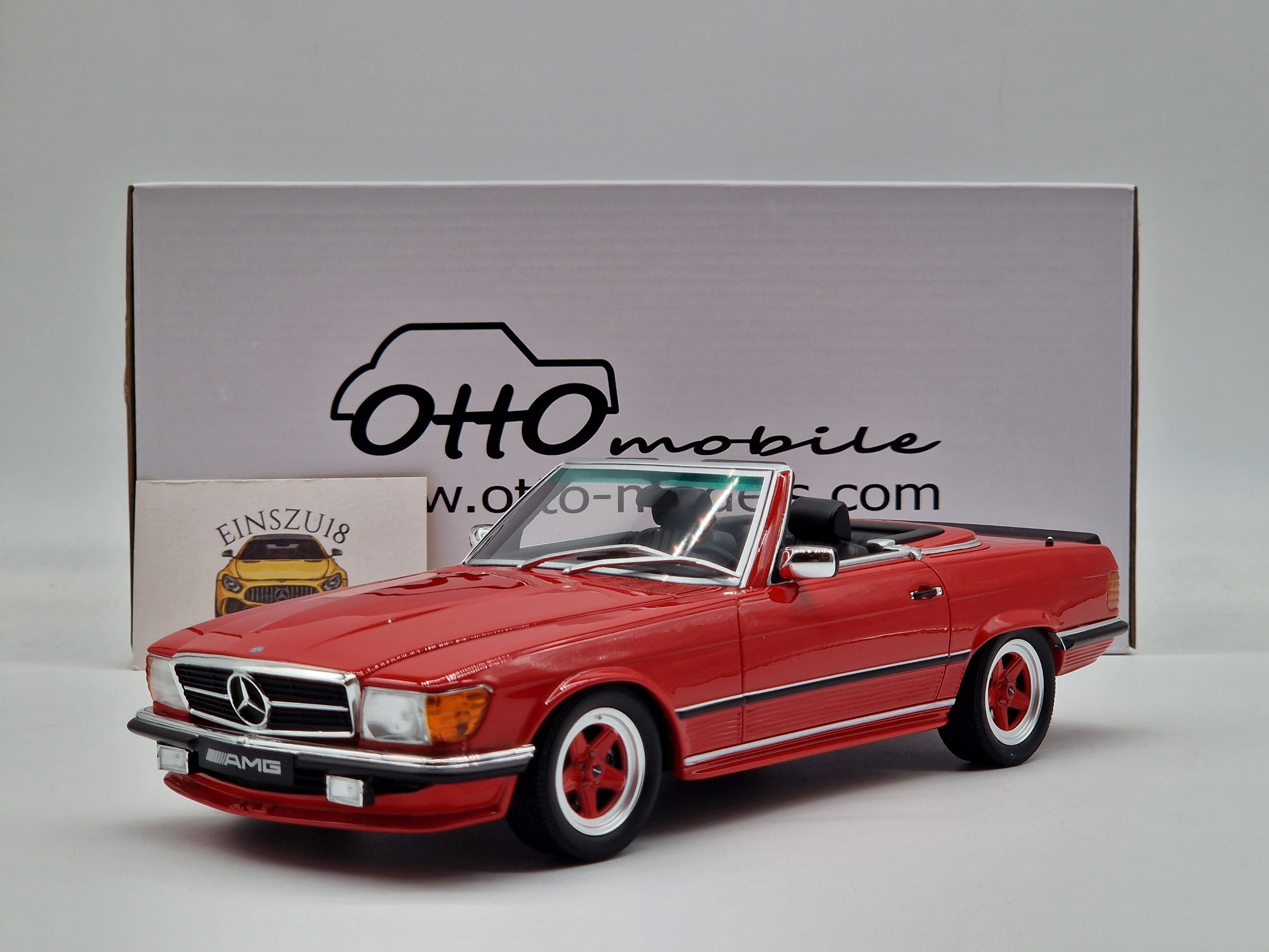 Mercedes Benz 500 SL AMG R107 1986 Red