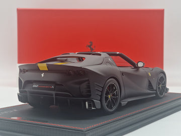 Ferrari 812 Competizione A Matt Black & Yellow Stripe