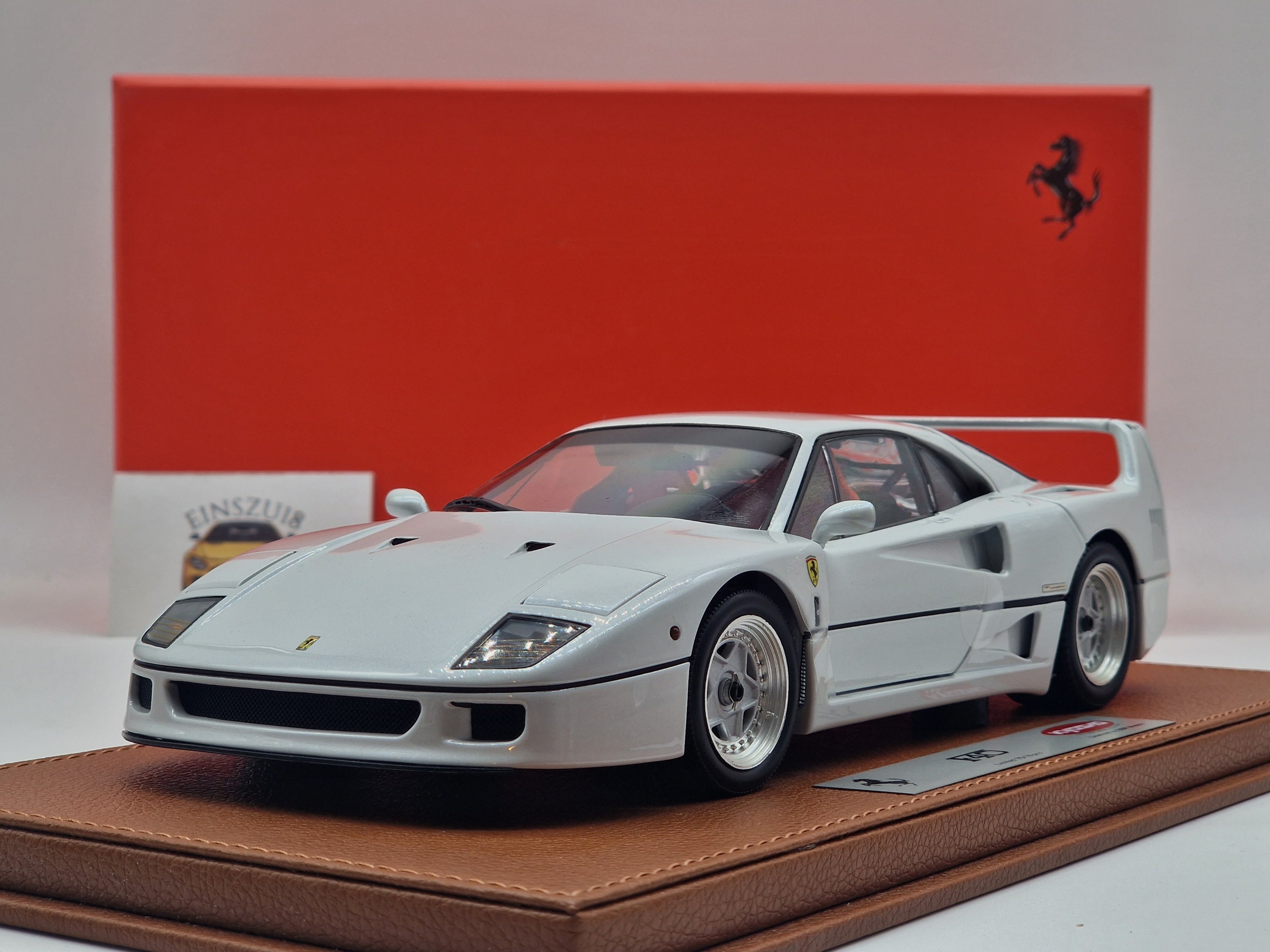 Ferrari F40 Metallic White (BBR-Kyosho)