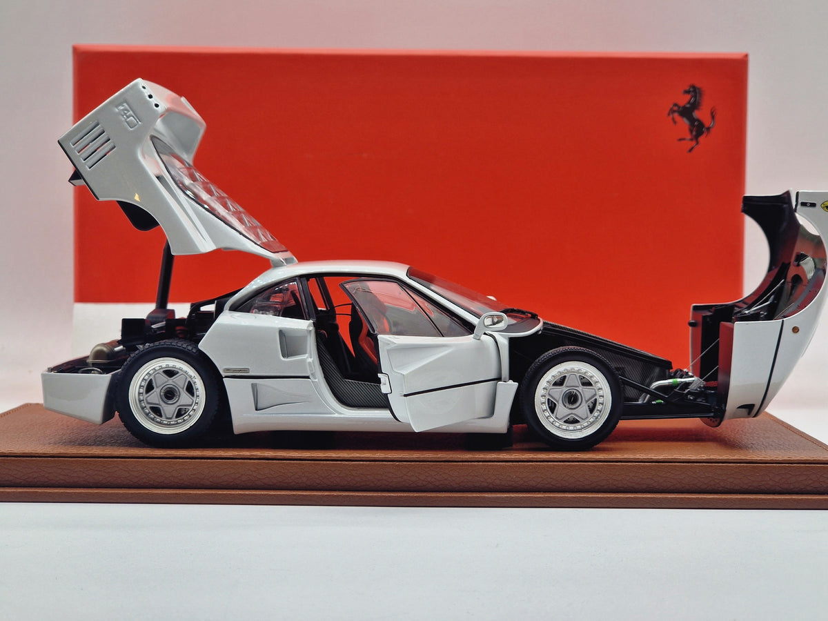 Ferrari F40 Metallic White (BBR-Kyosho)