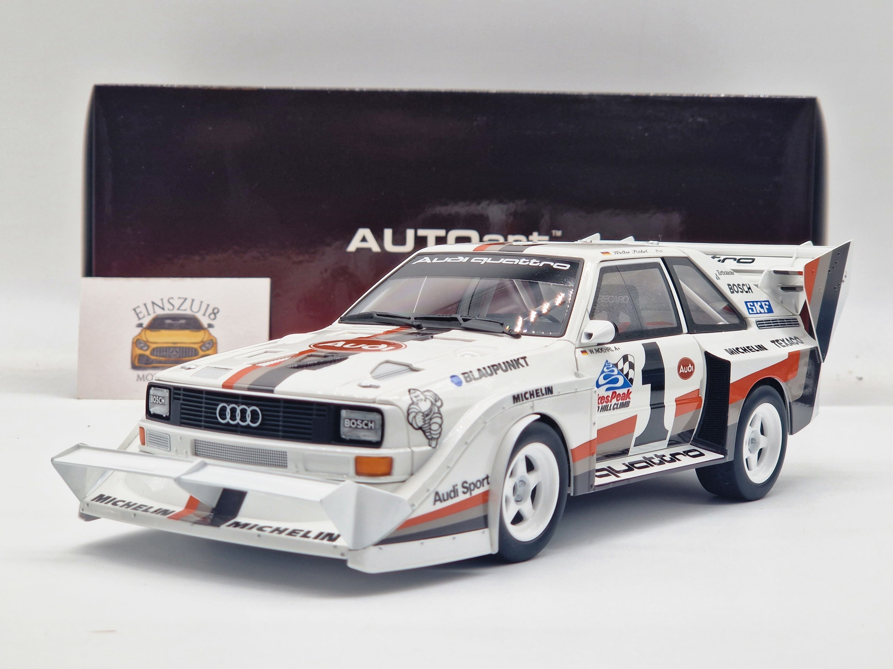 Audi Sport Quattro S1 Pikes Peak 1987 Röhrl #1 Winner