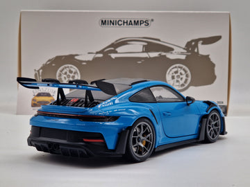 Porsche 911 (992) GT3 RS 2024 Blue Weissach Package / Darksilver Wheels