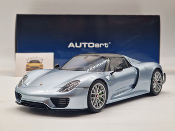 Porsche 918 Spyder Weissach Package 2013 Liquid Metal Chrome Blue