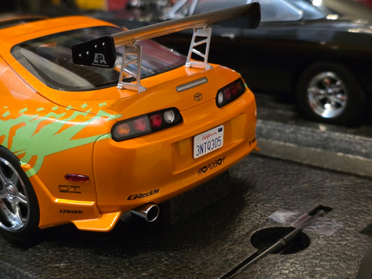 Kyosho 1:18 Toyota Supra Turbo Fast & Furious Orange Pearl - KS08975FF