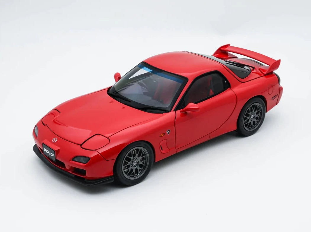 Maxda RX-7 Spirit R15 Red with Engine