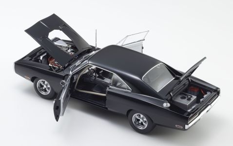 DODGE CHARGER R/T 1970 - FAST & FURIOUS - BLACK (08974FF)