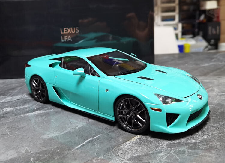 Lexus LFA Mint Green Black Interior