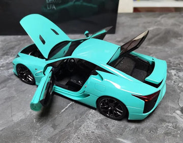 Lexus LFA Mint Green Black Interior