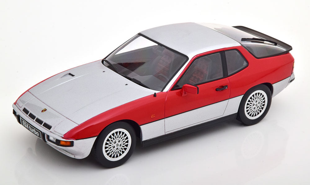 Porsche 924 Turbo 1986 silver/red