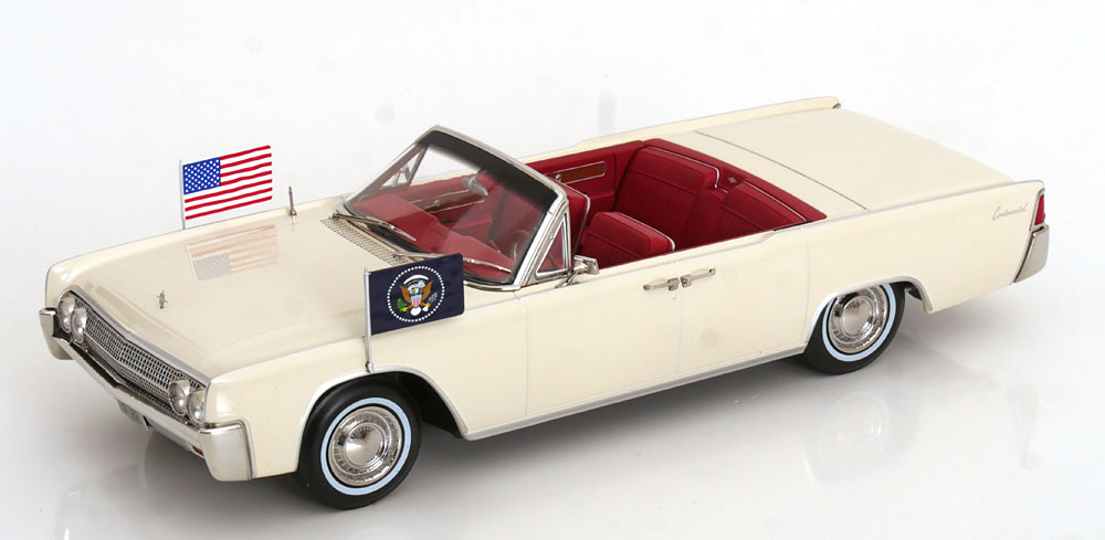 Lincoln Continental Convertible 1963 John F. Kennedy white