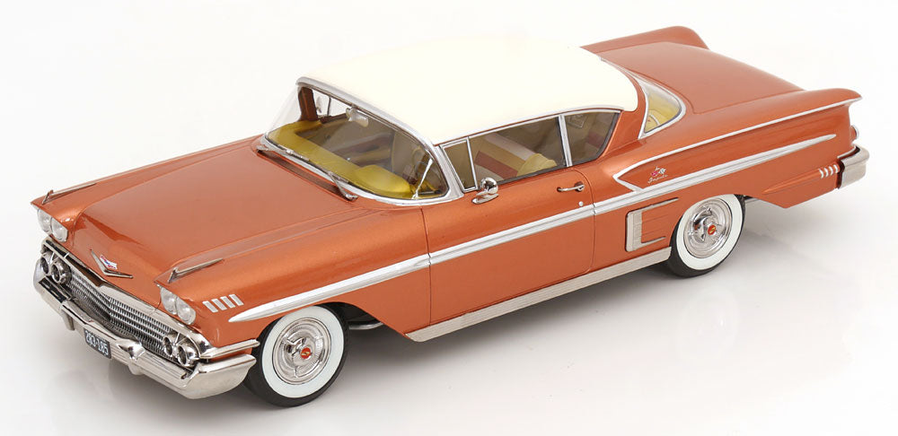 Chevrolet Bel Air Impala Coupe 1958 copper/cream
