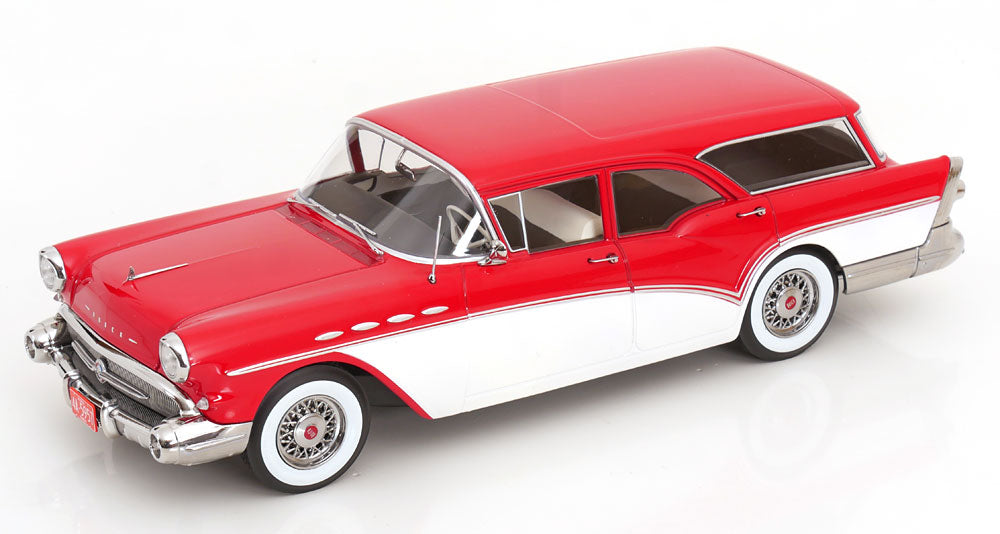 Buick Special Estate Wagon 1957 red/white