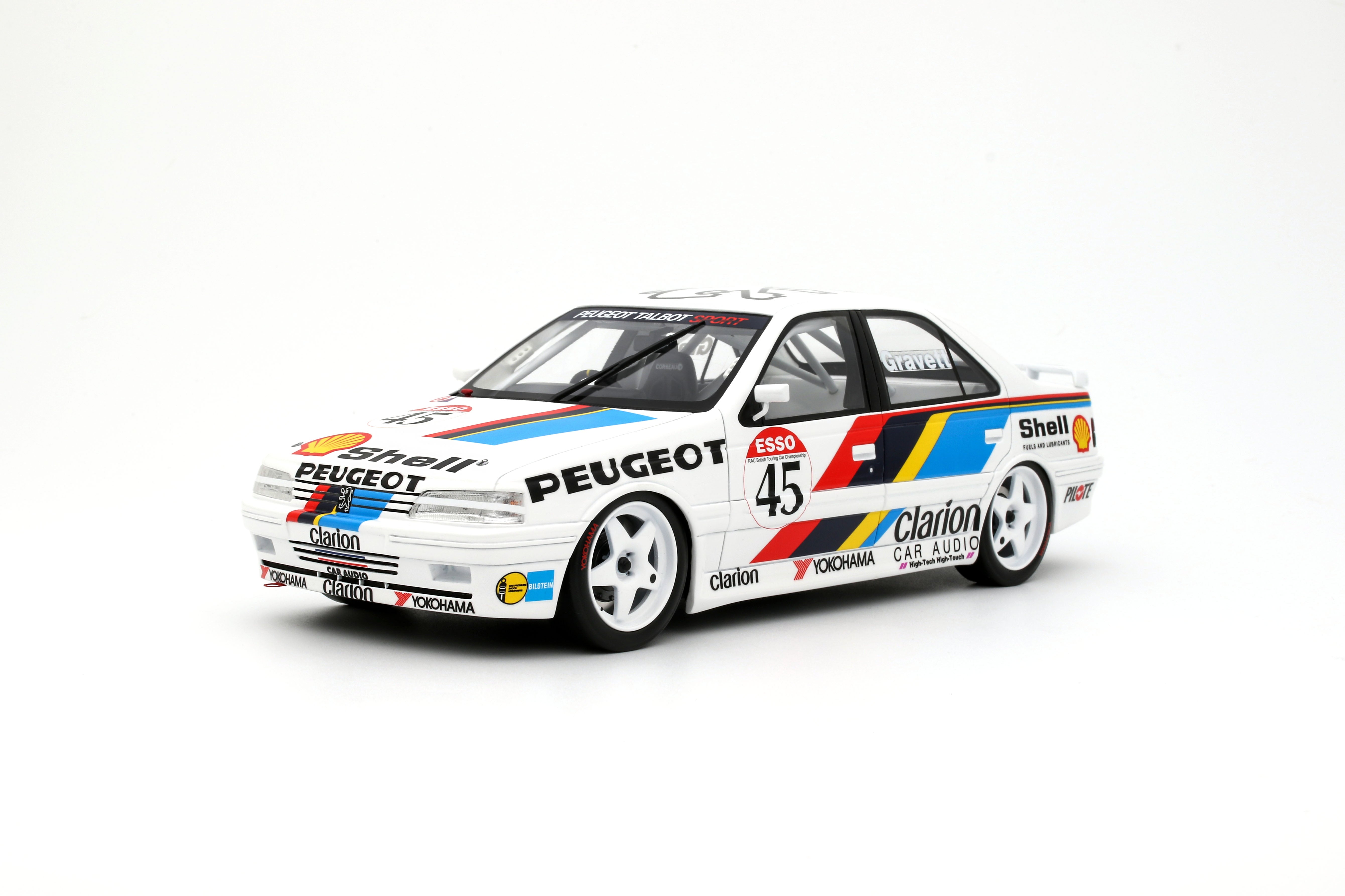 Peugeot 405 MI16 BTCC R. Gravett 1992 White