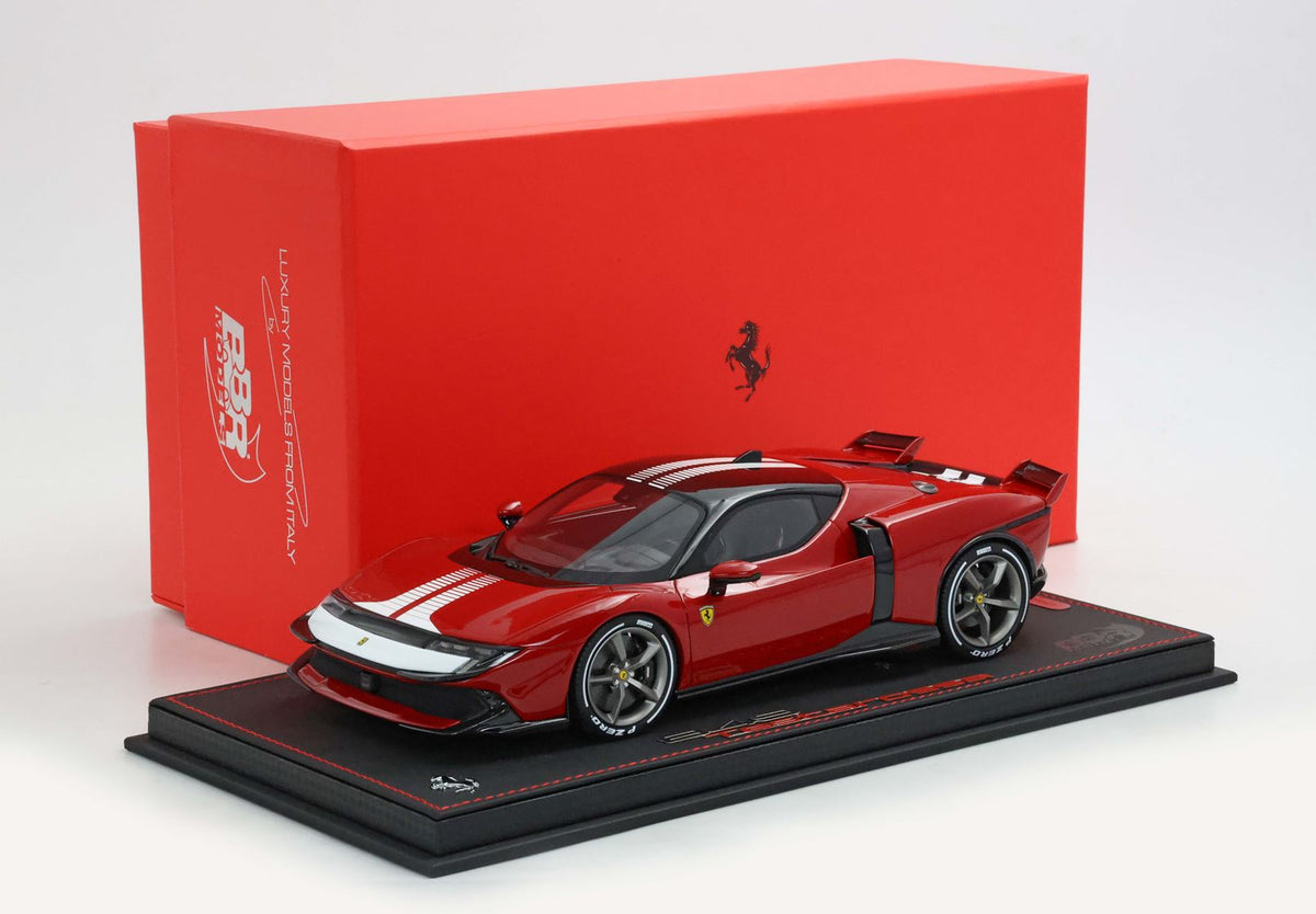 1:18 BBR Ferrari 849 Testarossa Assetto Fiorano Rosso Fiammante e striscia bianca - P18276B