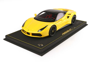 Ferrari 488 GTB Yellow Modena and Black Roof