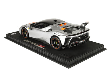 Ferrari SF90 XX Stradale Metallic Italian White & Flash Orange
