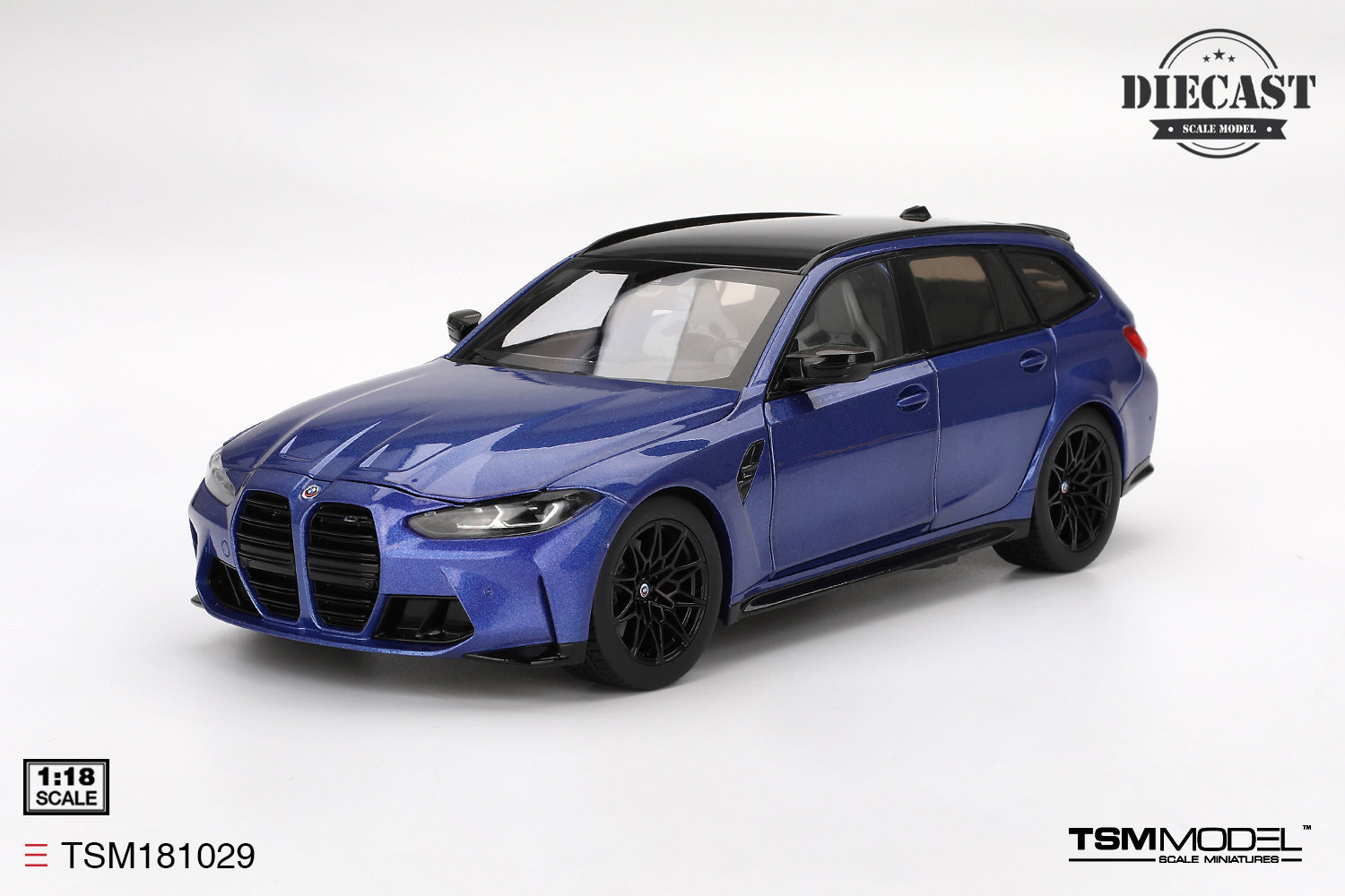 BMW M3 Touring G81 2023 Portimao Blue Metallic (All Open)