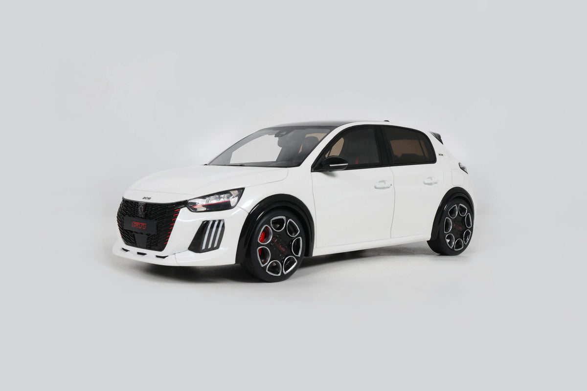 1:18 PEUGEOT E-208 GTI WHITE 2026 - OT1398