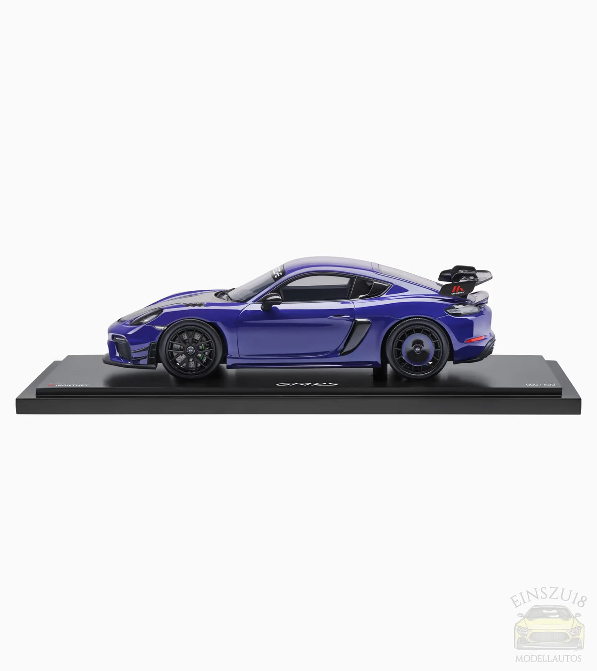 Porsche 718 Cayman GT4 RS (982) with Manthey Kit Ultraviolet 1:18 – Limited Edition 500 pcs. - WAP0216030TCAY