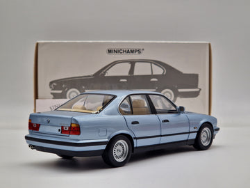 BMW 535i (E34) 1988 Light Blue Metallic