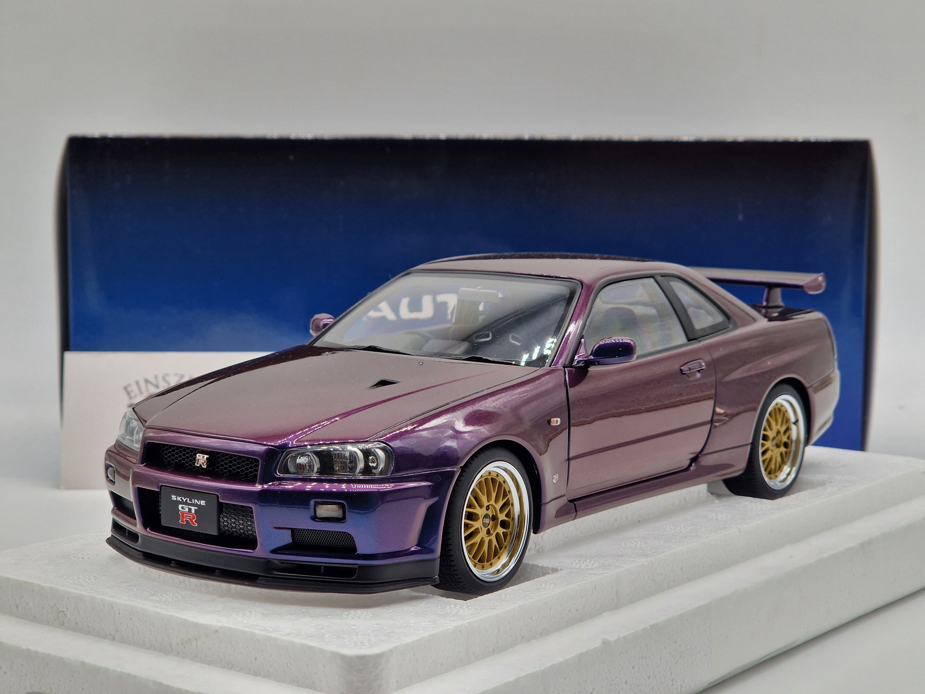 Nissan Skyline GT-R (R34) V-Spec II with BBS LM Wheels (Midnight Purple III)