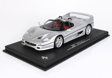 Ferrari F50 Coupe 1995 Spider Version Metallic Silver Nurburgring