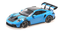 Lade das Bild in den Galerie-Viewer, Porsche 911 (992) GT3 RS 2024 Blue Weissach Package / Darksilver Wheels
