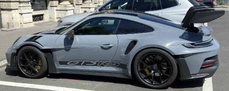 Porsche 911 (992) GT3 RS 2024 Grey Weissach Package / Black Wheels