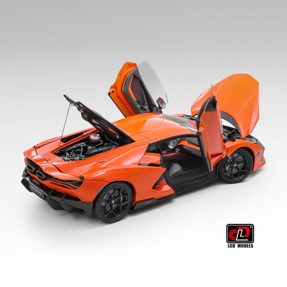 1:18 LCD Models - 2023 Lamborghini Revuelto Hybrid Orange LCD18026-OR