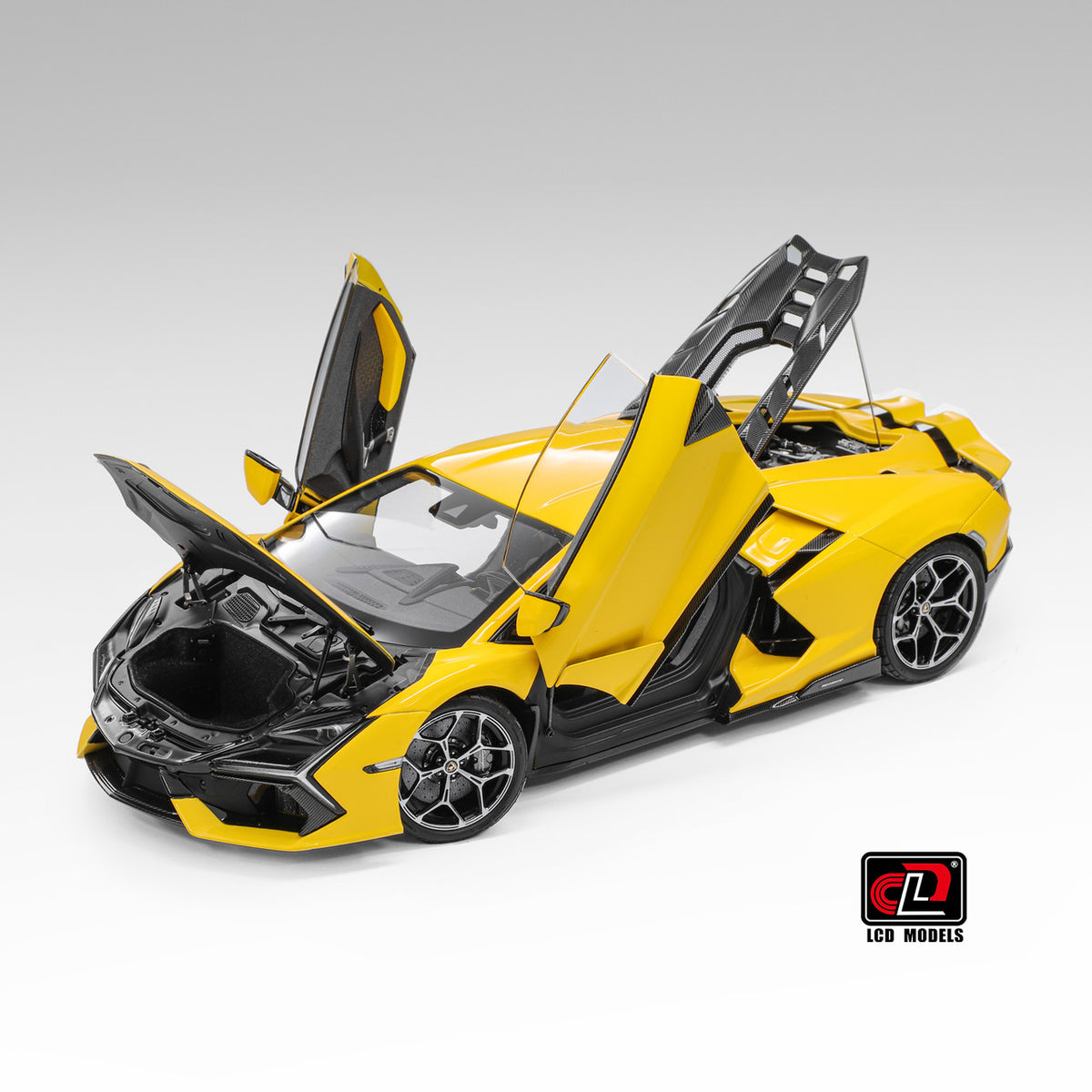 1:18 LCD Models - 2023 Lamborghini Revuelto Hybrid Yellow LCD18026-YE