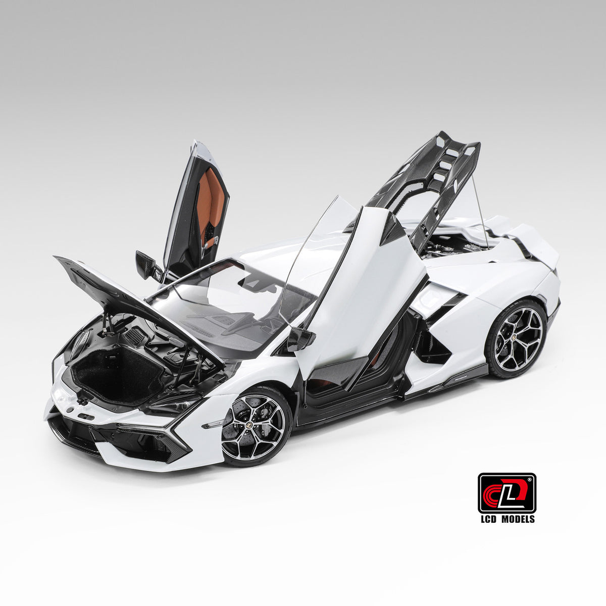 1:18 LCD Models - 2023 Lamborghini Revuelto Hybrid White LCD18026-WH