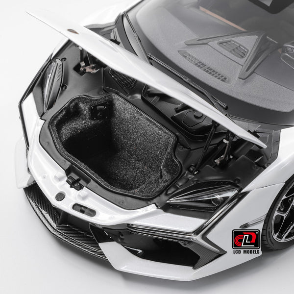 1:18 LCD Models - 2023 Lamborghini Revuelto Hybrid White LCD18026-WH