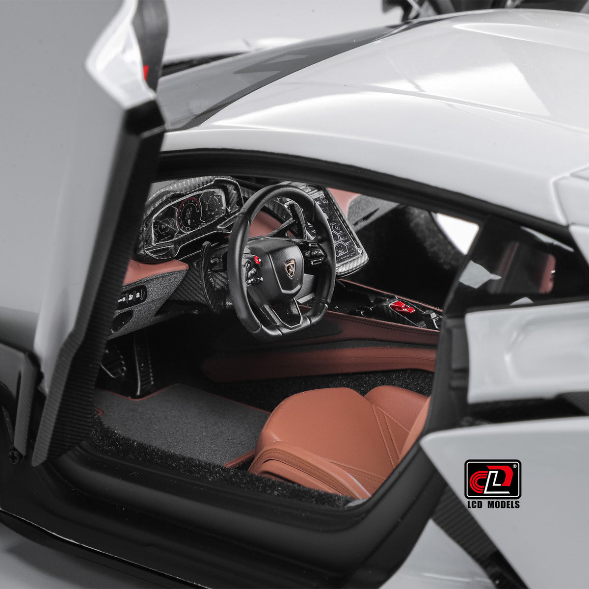 1:18 LCD Models - 2023 Lamborghini Revuelto Hybrid White LCD18026-WH