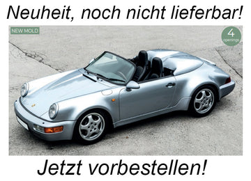 Porsche 911 Speedster WTL 1993 Polar Silver Metallic Norev 187150