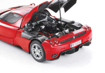 Ferrari Enzo open diecast Rosso Corsa - Silver wheels - polifoam pack HE182501