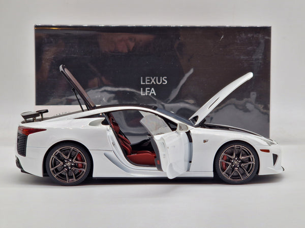 Lexus LFA Pearl White Red Interior