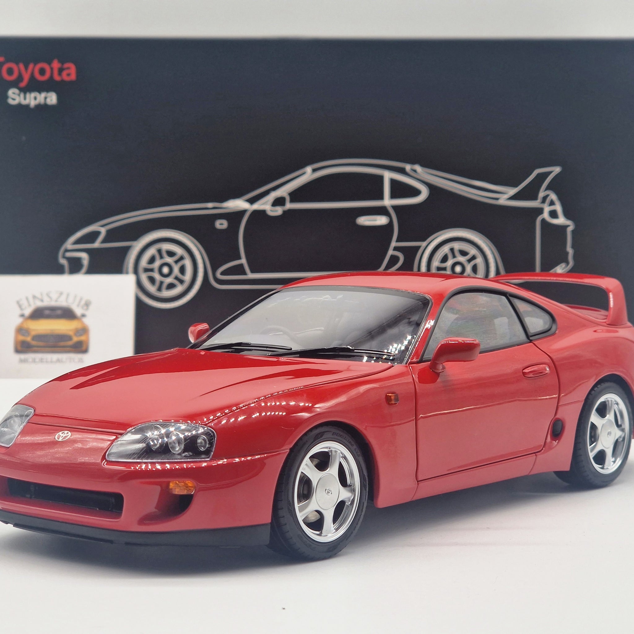 Toyota Supra A80 RHD Red
