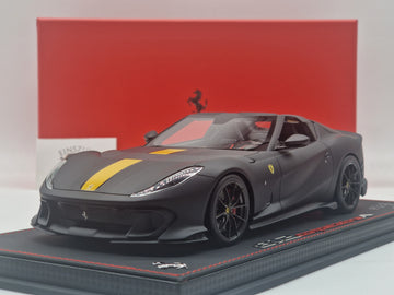 Ferrari 812 Competizione A Matt Black & Yellow Stripe
