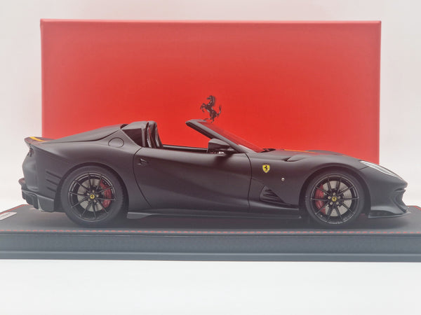 Ferrari 812 Competizione A Matt Black & Yellow Stripe