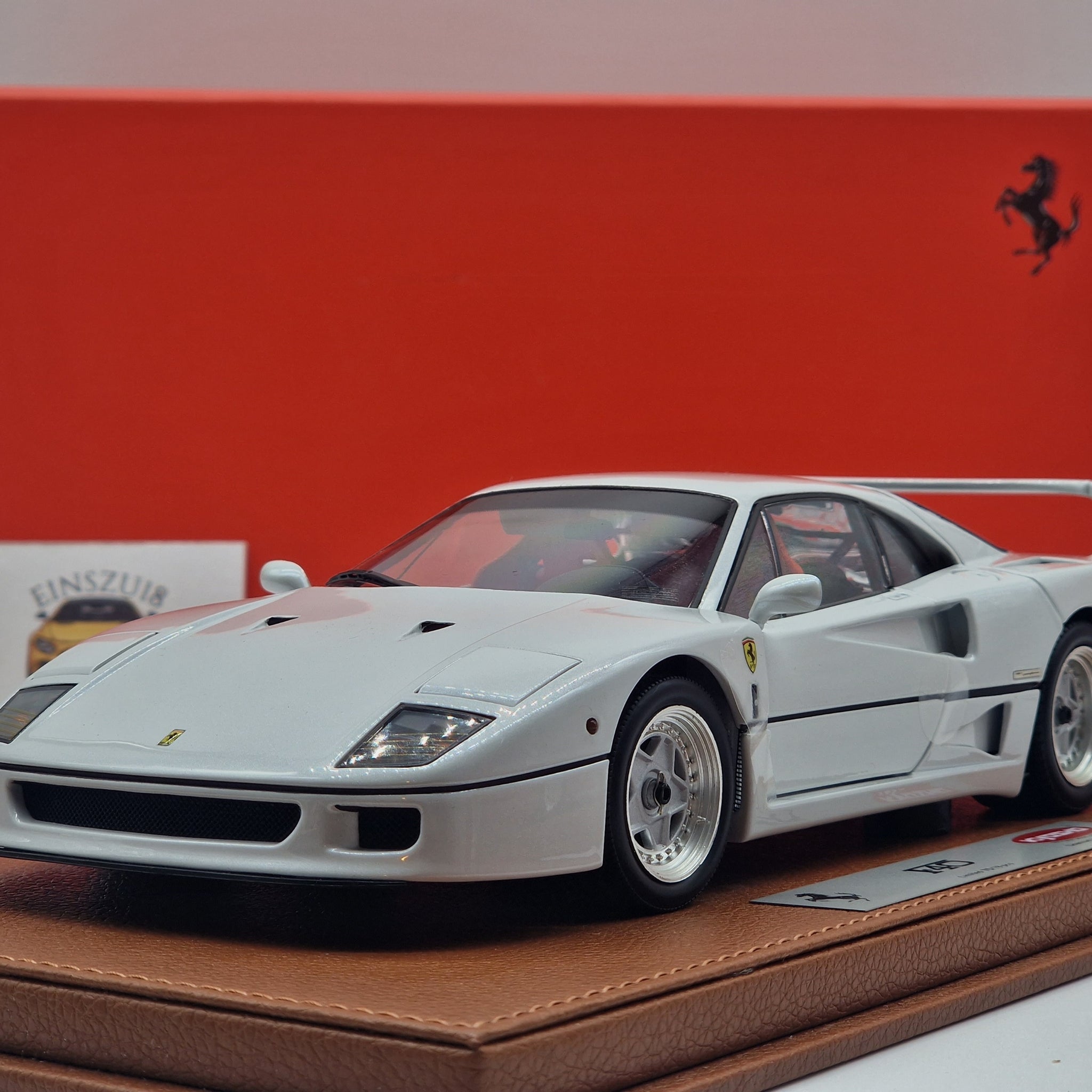 Ferrari F40 Metallic White (BBR-Kyosho)