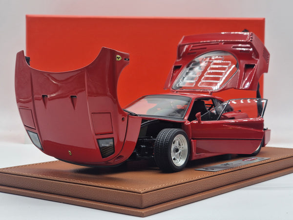 Ferrari F40 Valeo S/N 79883 Personal Car Gianni Agnelli Red (BBR-Kyosho)