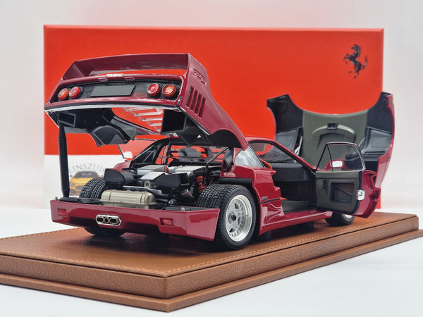 Ferrari F40 Metallic Red / Italian Stripe (BBR-Kyosho)