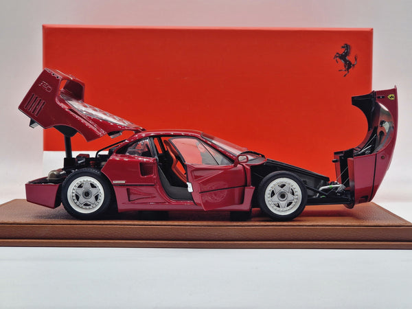 Ferrari F40 Metallic Red / Italian Stripe (BBR-Kyosho)
