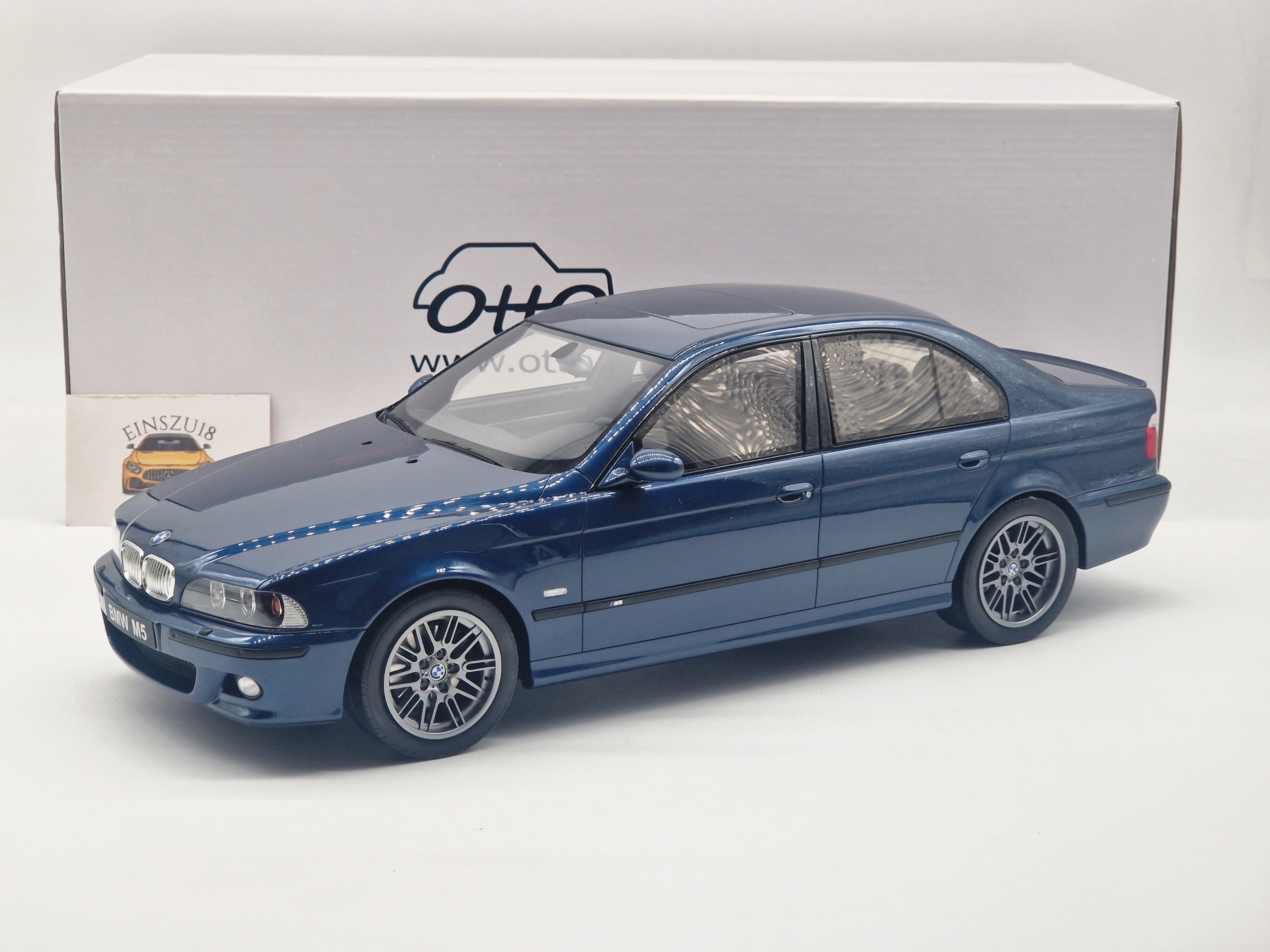 BMW M5 E39 V8 1998 Avusblau 1:12