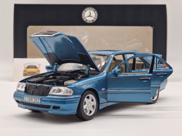 Mercedes-Benz C200 W202 Limousine 2001 Aquamarin Blue (Dealer Edition)