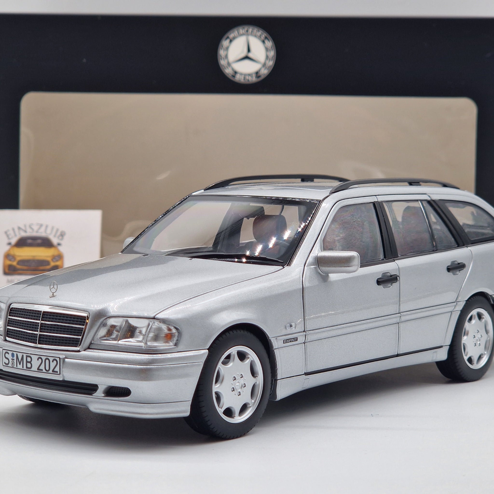 Mercedes-Benz C200 S202 T-Modell 2001 Brillant Silver (Dealer Edition)