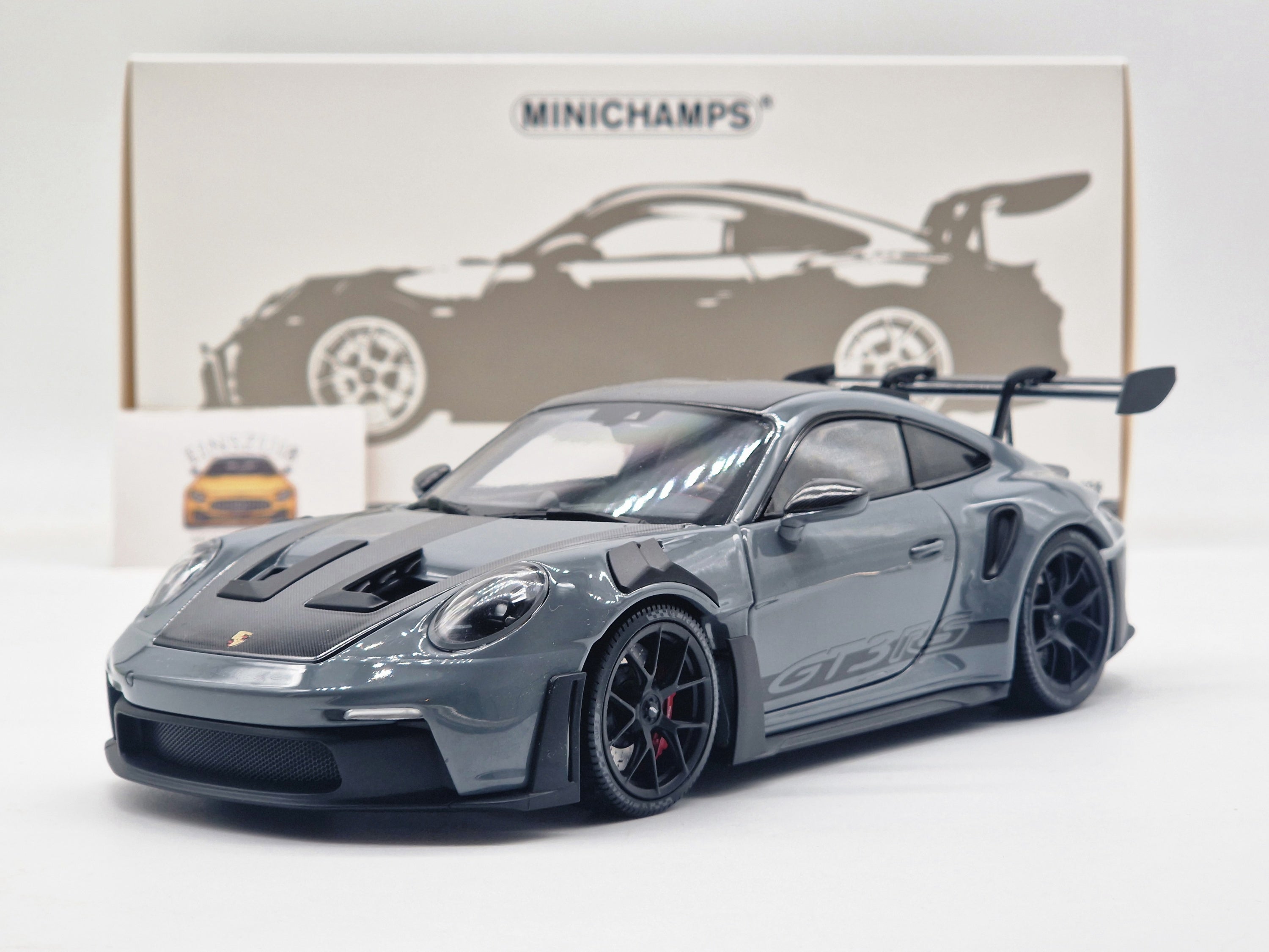 Porsche 911 (992) GT3 RS 2024 Grey Weissach Package / Black Wheels