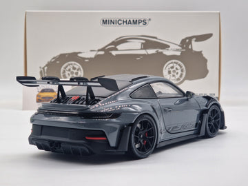 Porsche 911 (992) GT3 RS 2024 Grey Weissach Package / Black Wheels