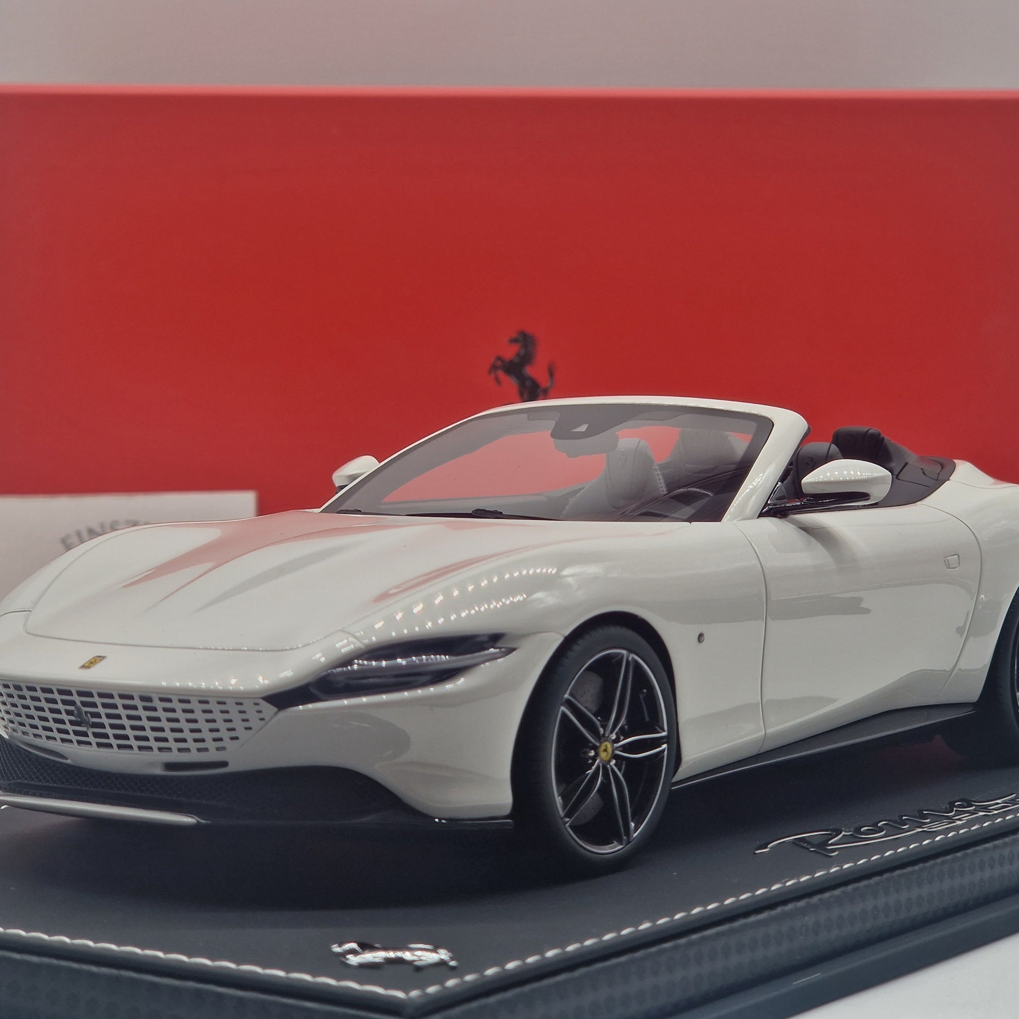 Ferrari Roma Spider Open Roof Cervino White / Diamond Polished Rims *No. 1*